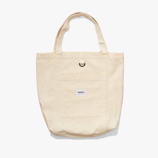 The Mens Clipper Tote Ecru from Parlez clothing