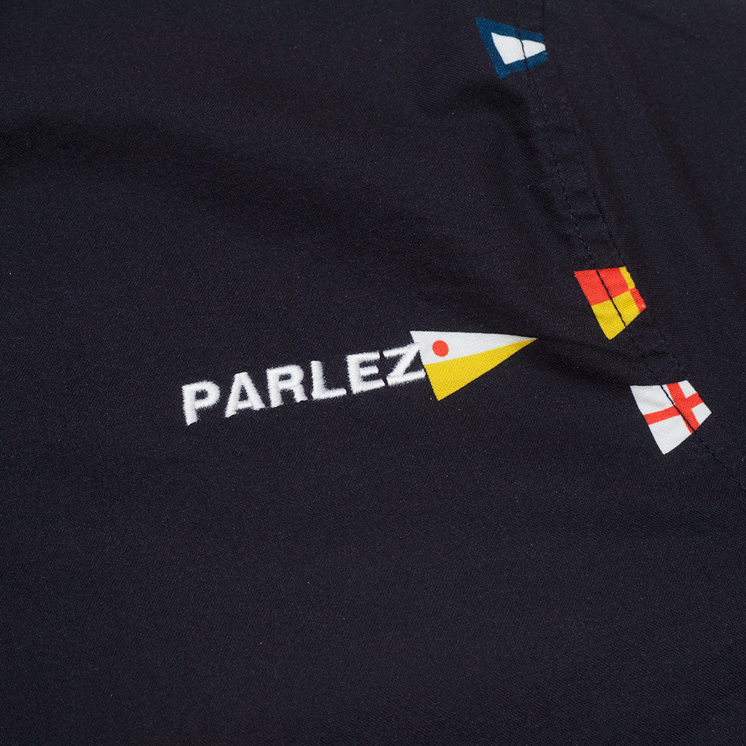 The Mens Topaz Shirt Navy from Parlez clothing