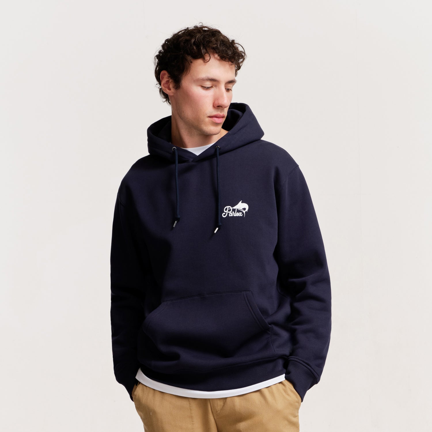 The Mens Marlin Hoodie Midnight from Parlez clothing