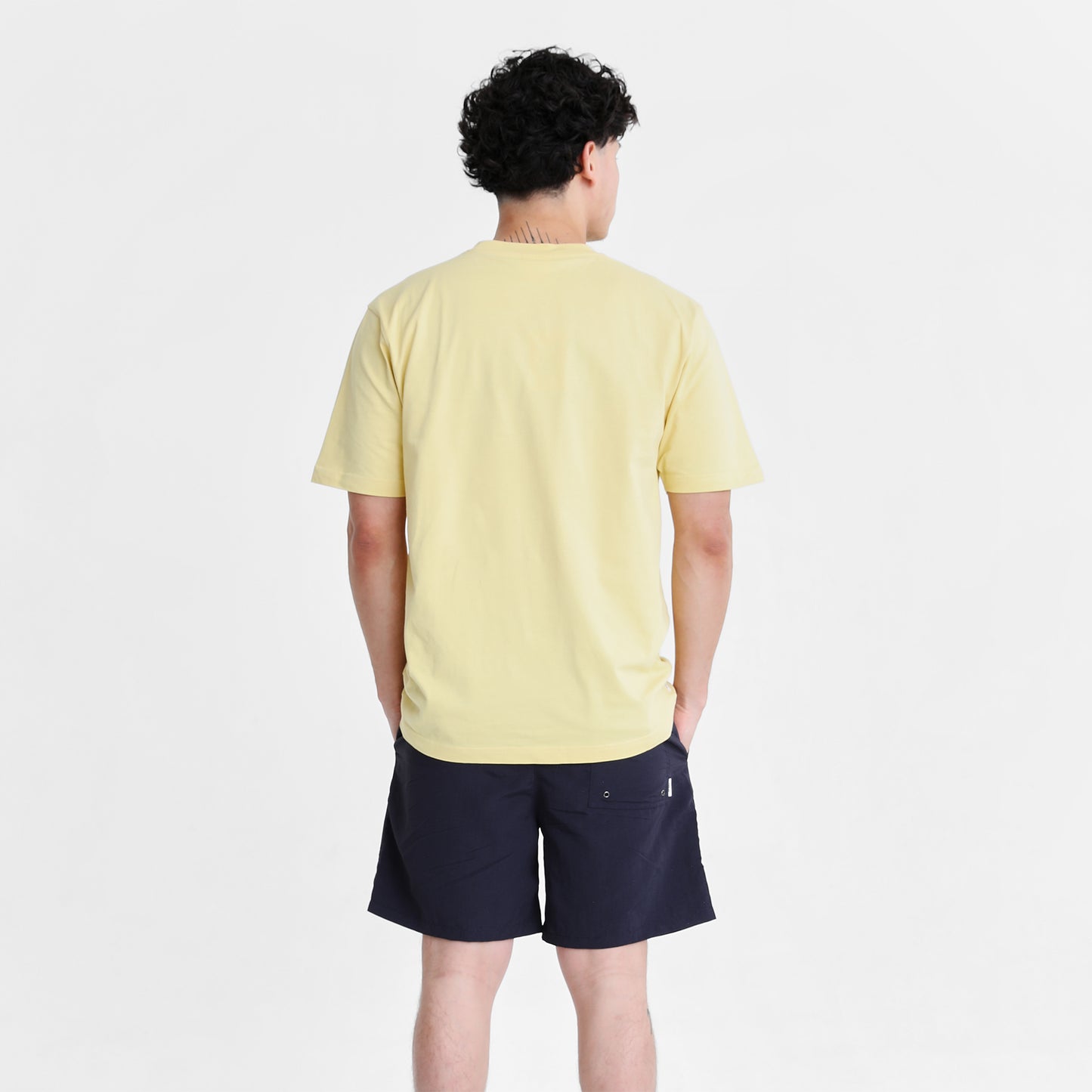 Areca Pocket T-Shirt Dusky Yellow