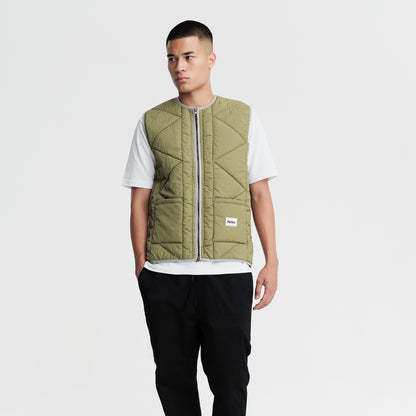 Elkins Gilet Olive Green