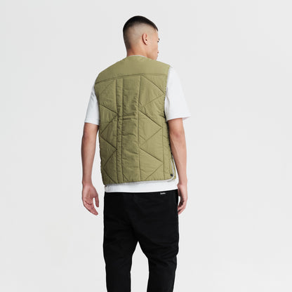 Elkins Gilet Olive Green