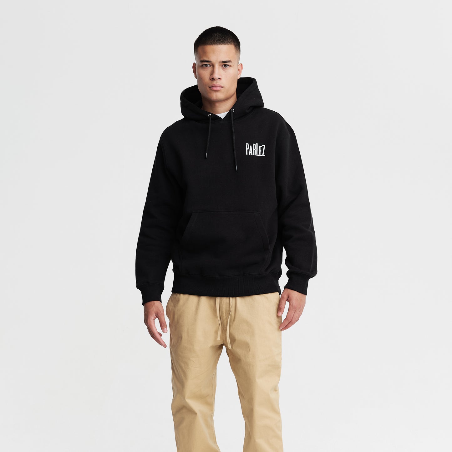 The Mens Layman Hoodie Black from Parlez clothing