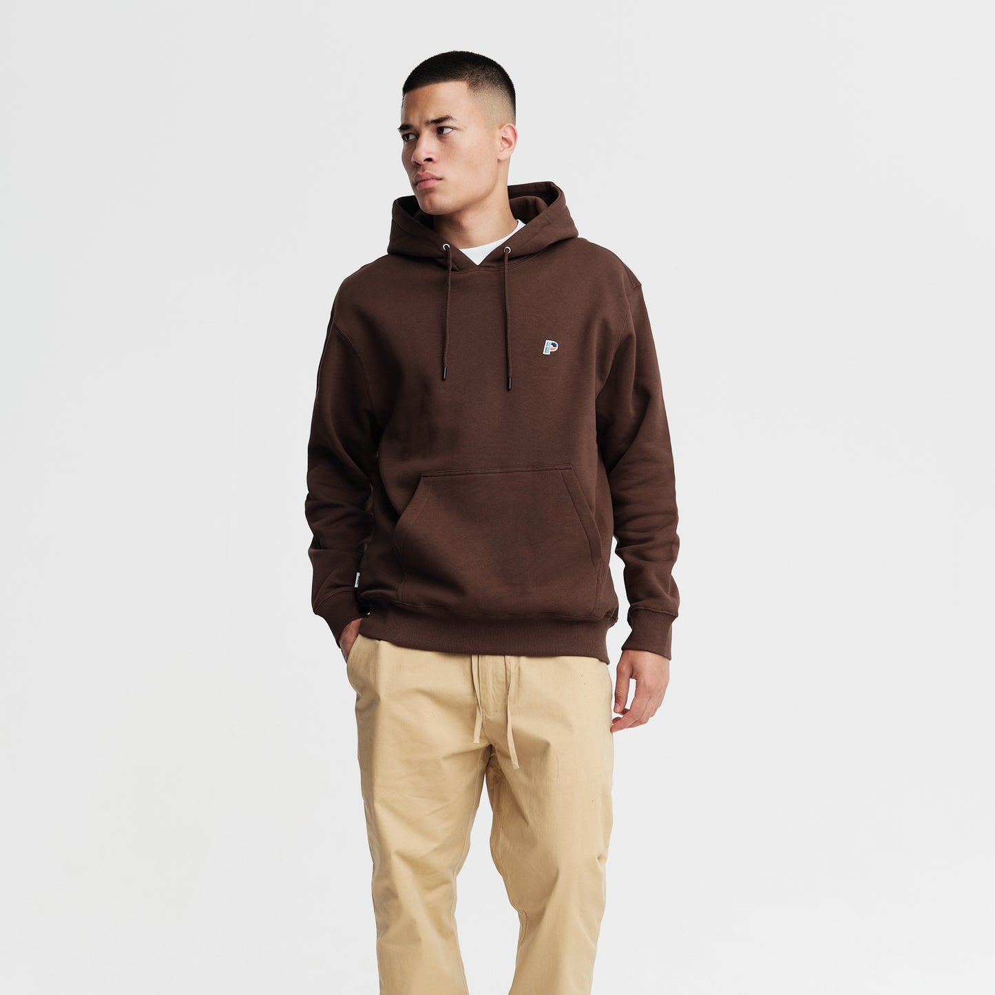 The Mens Avery Hoodie Mocha Brown from Parlez clothing