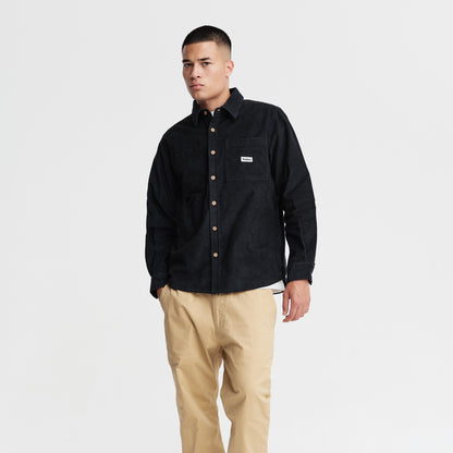 Ayr Cord Shirt Navy