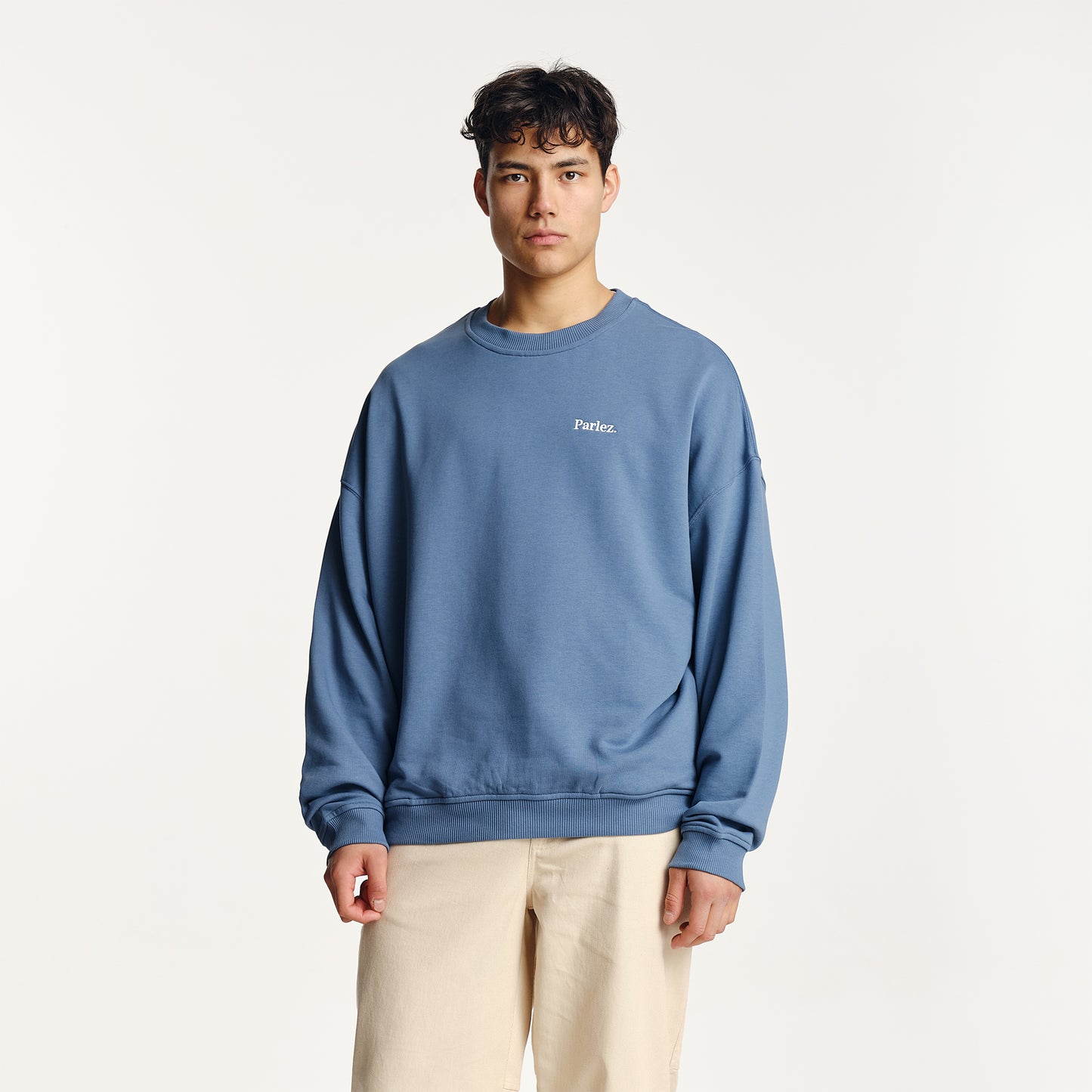 Vernon Oversized Crew China Blue