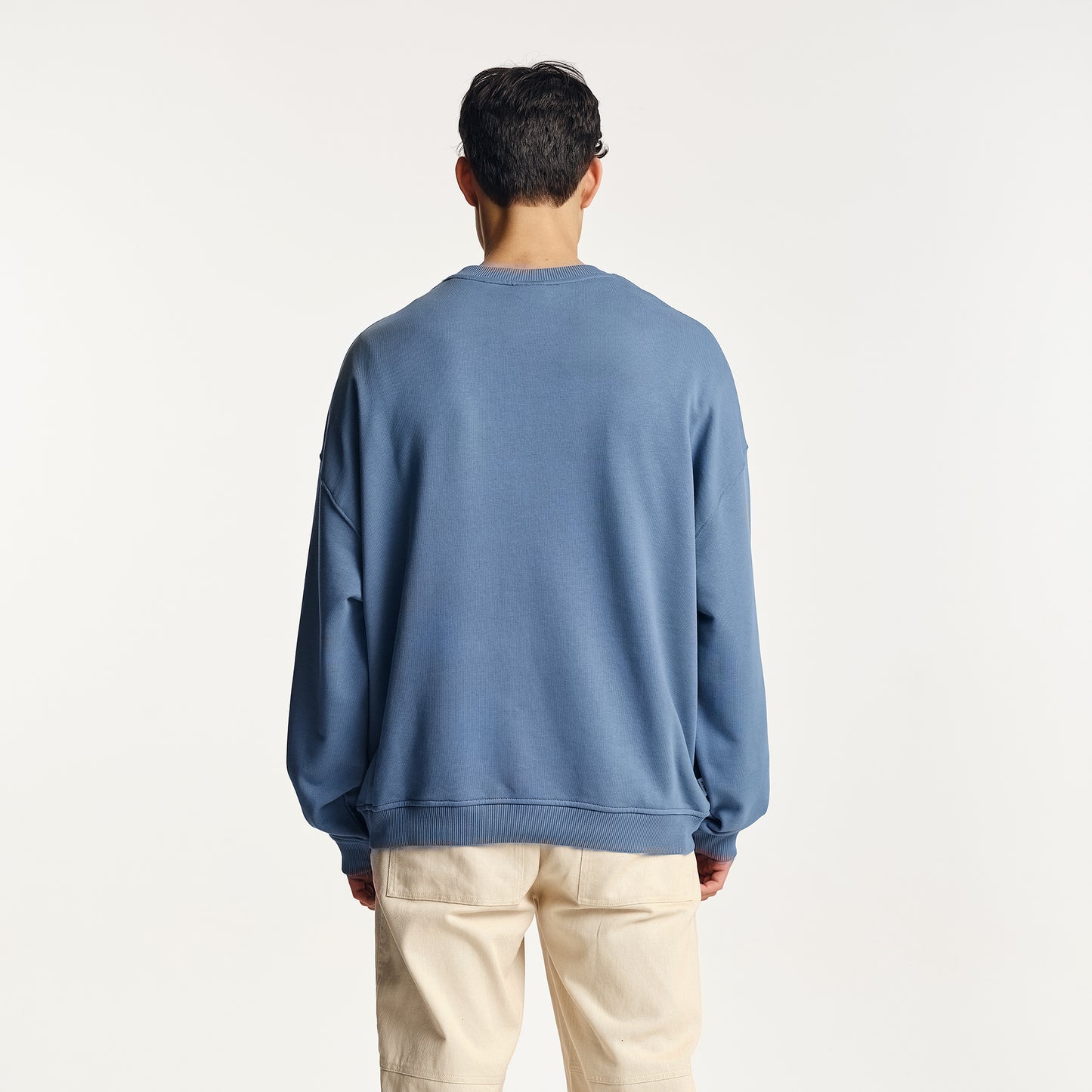 Vernon Oversized Crew China Blue