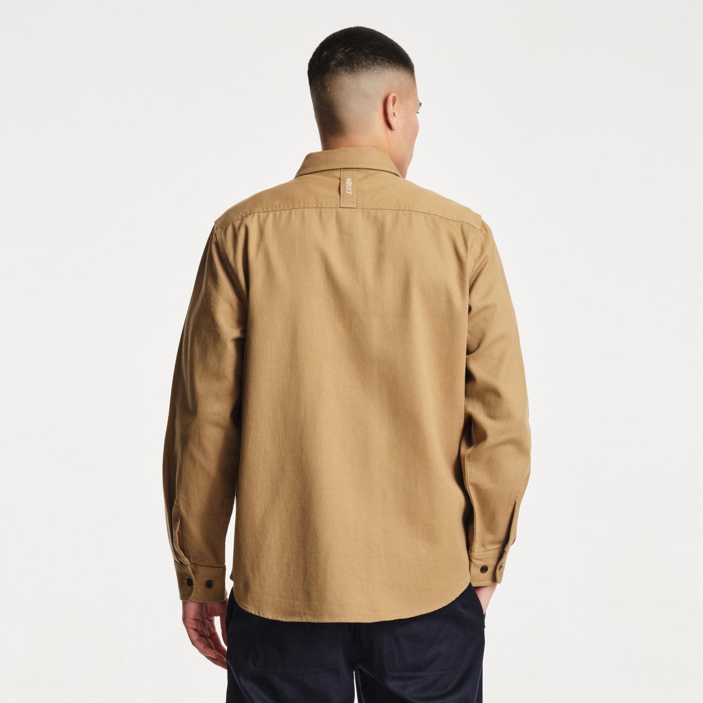 The Mens Springfield Shirt Sand from Parlez clothing