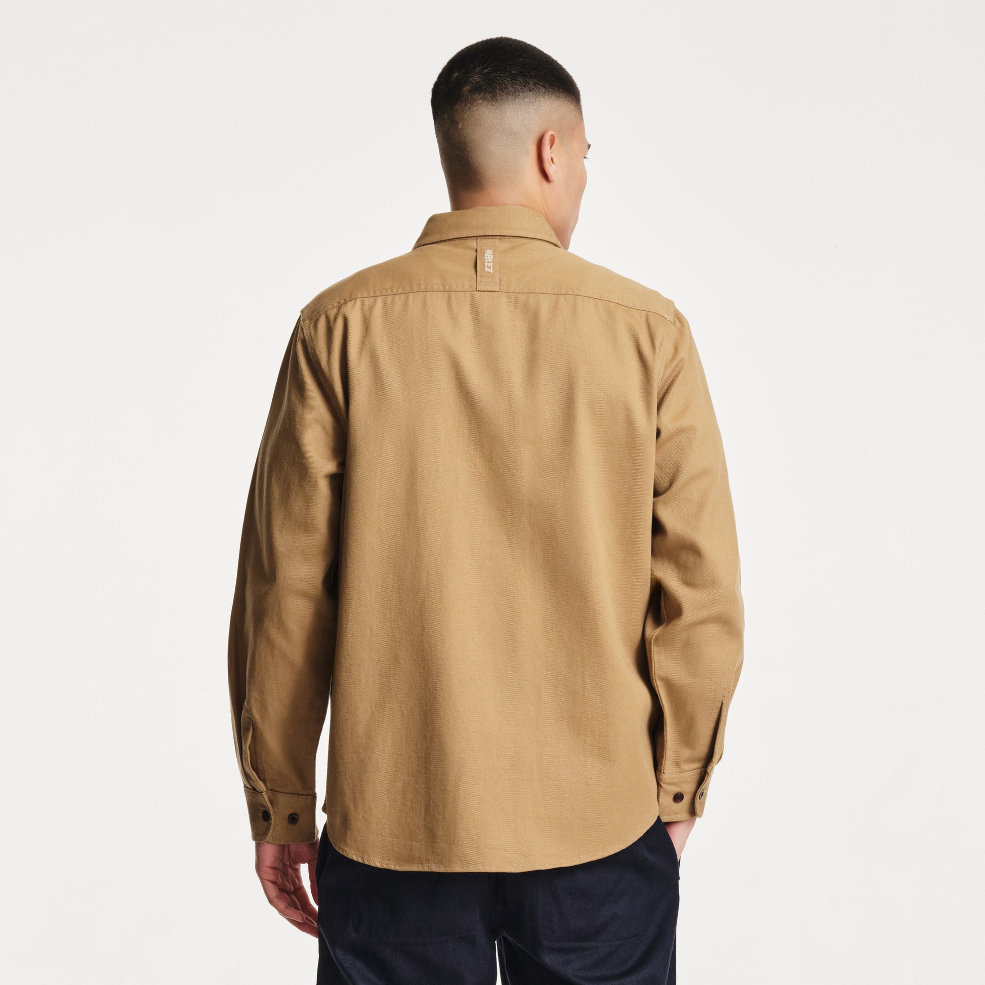 The Mens Springfield Shirt Sand from Parlez clothing