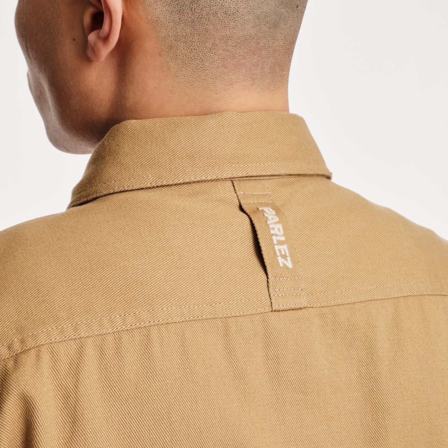The Mens Springfield Shirt Sand from Parlez clothing