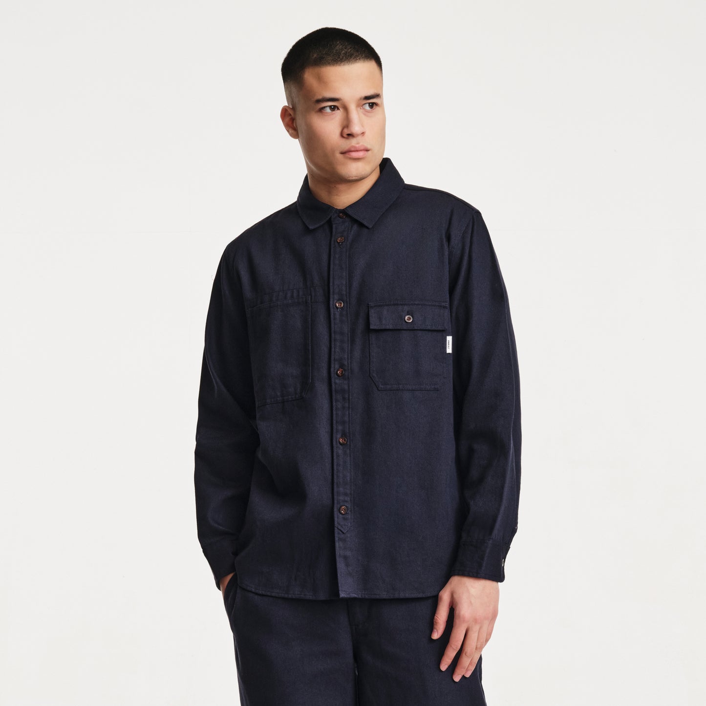 The Mens Springfield Shirt Midnight from Parlez clothing