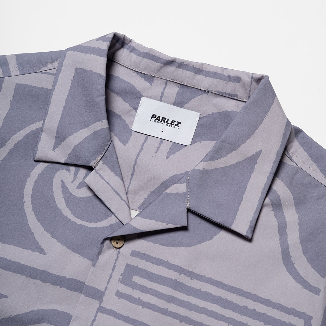 The Mens Huntington Shirt Purple Haze from Parlez clothing