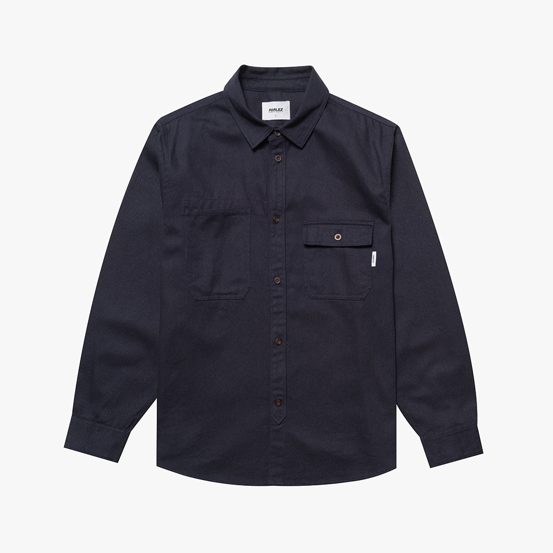 The Mens Springfield Shirt Midnight from Parlez clothing
