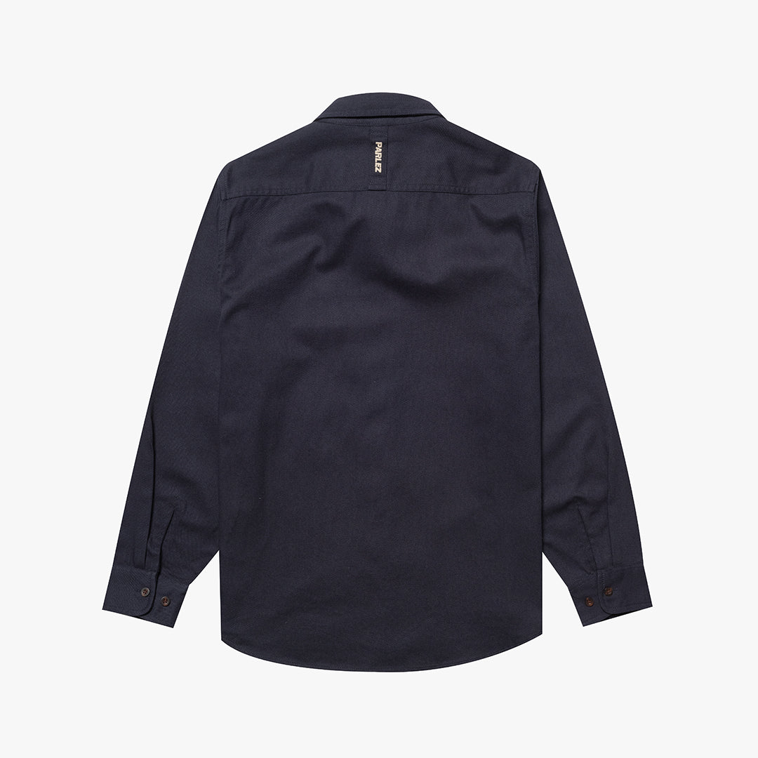 The Mens Springfield Shirt Midnight from Parlez clothing