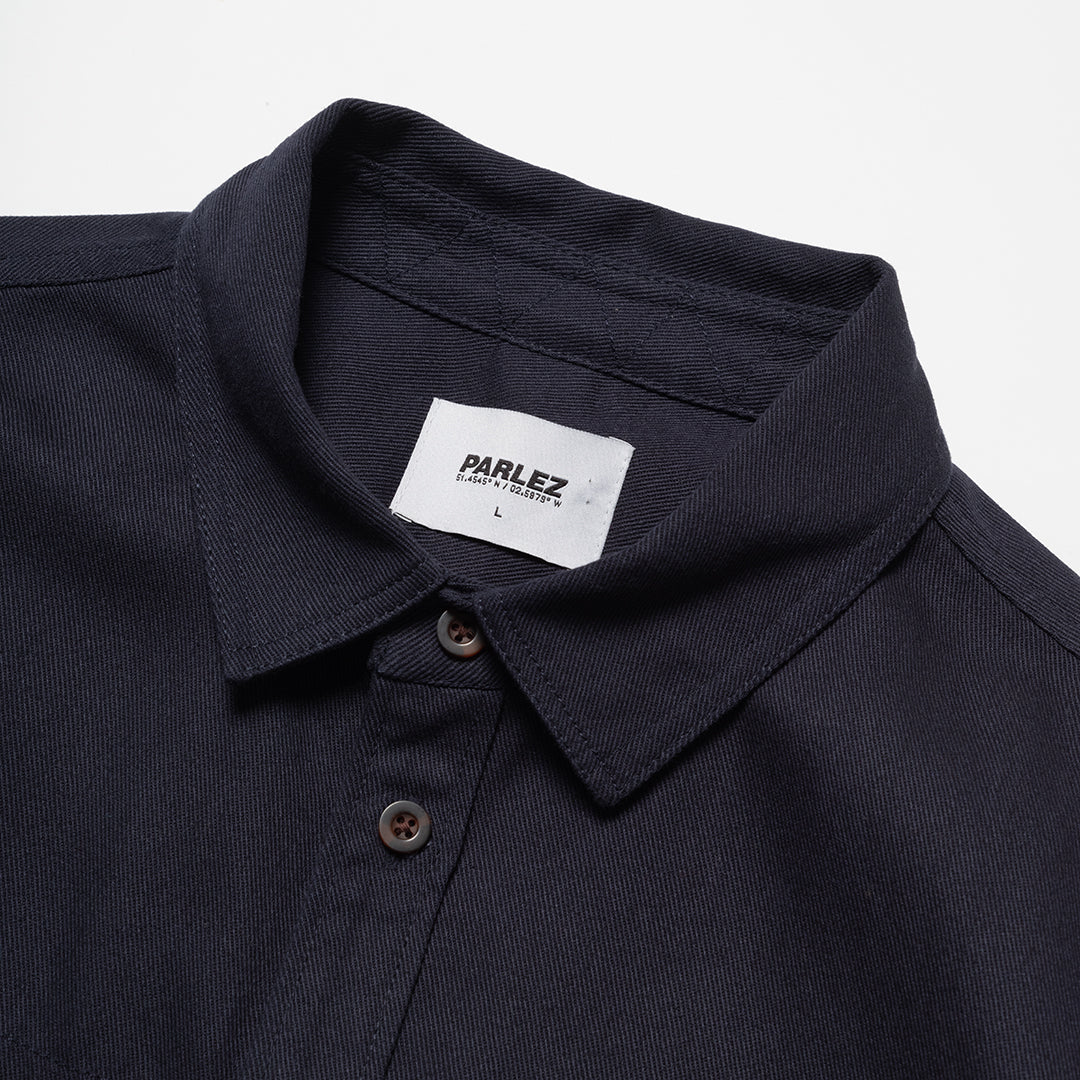 The Mens Springfield Shirt Midnight from Parlez clothing
