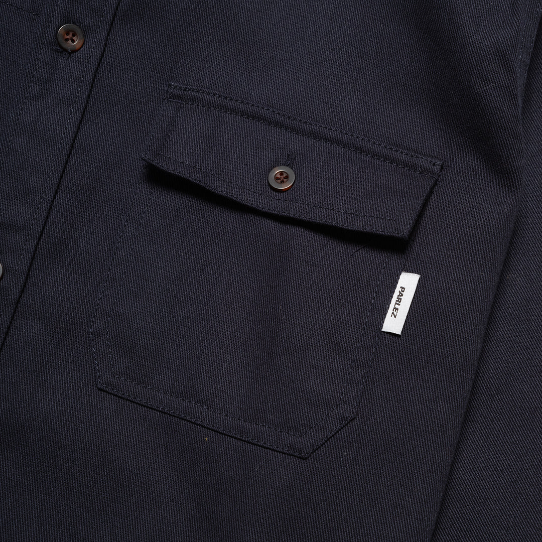 The Mens Springfield Shirt Midnight from Parlez clothing