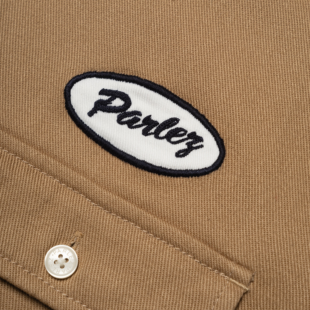 The Mens Jack Shirt Sand from Parlez clothing