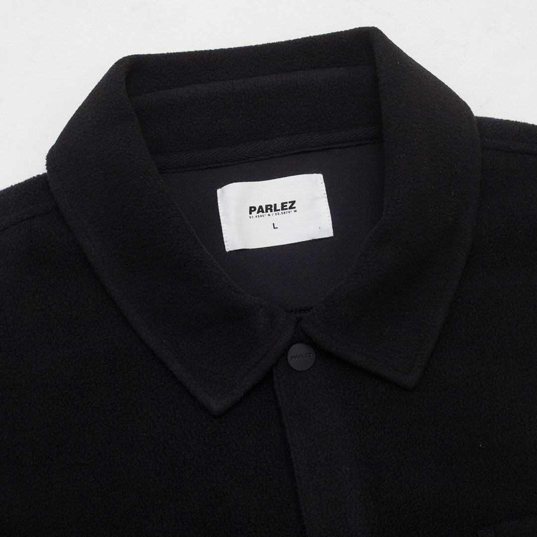 Buy The Parlez Skipper Fleece Shirt Black | Parlez Streetwear