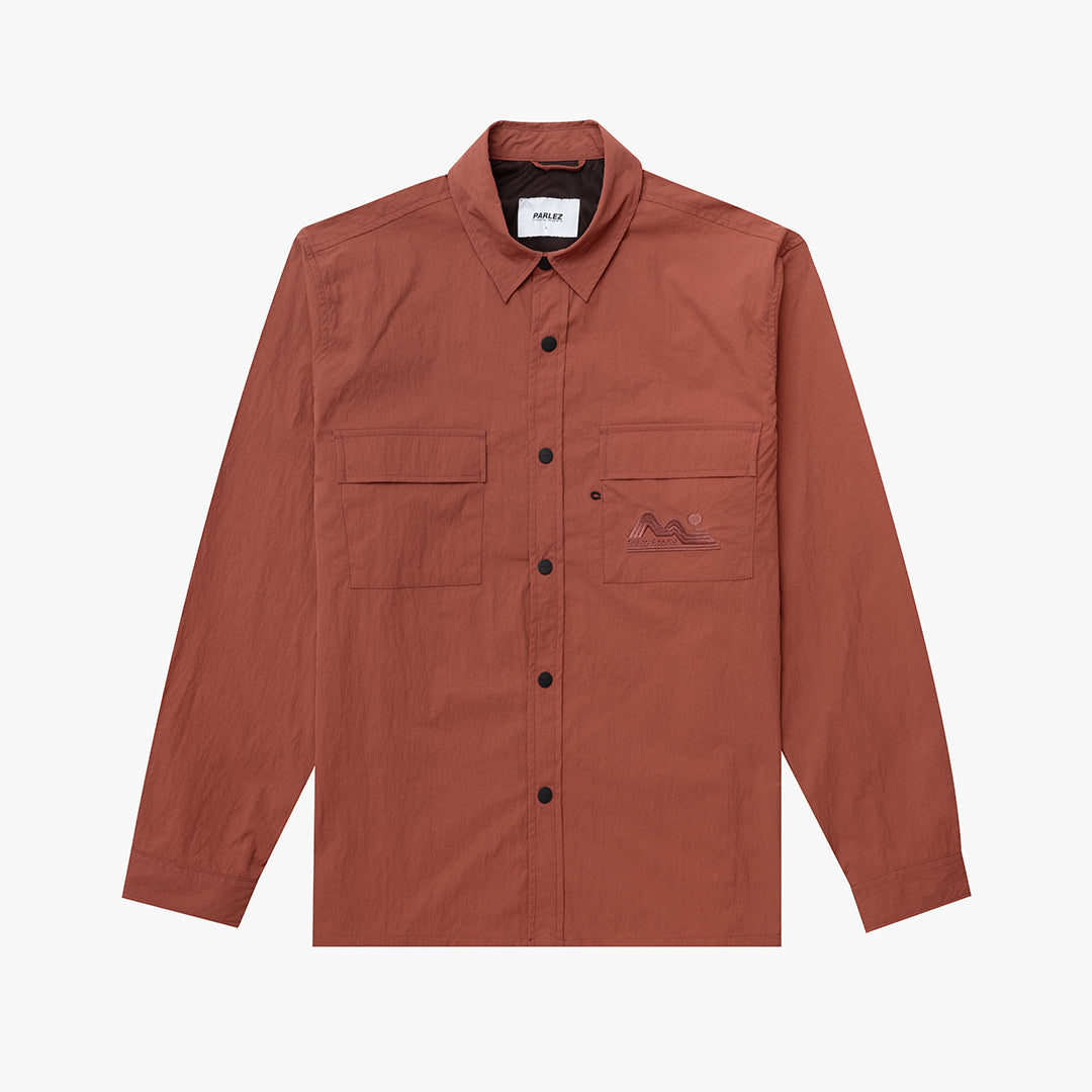 The Mens Activate Shirt Ember Red from Parlez clothing