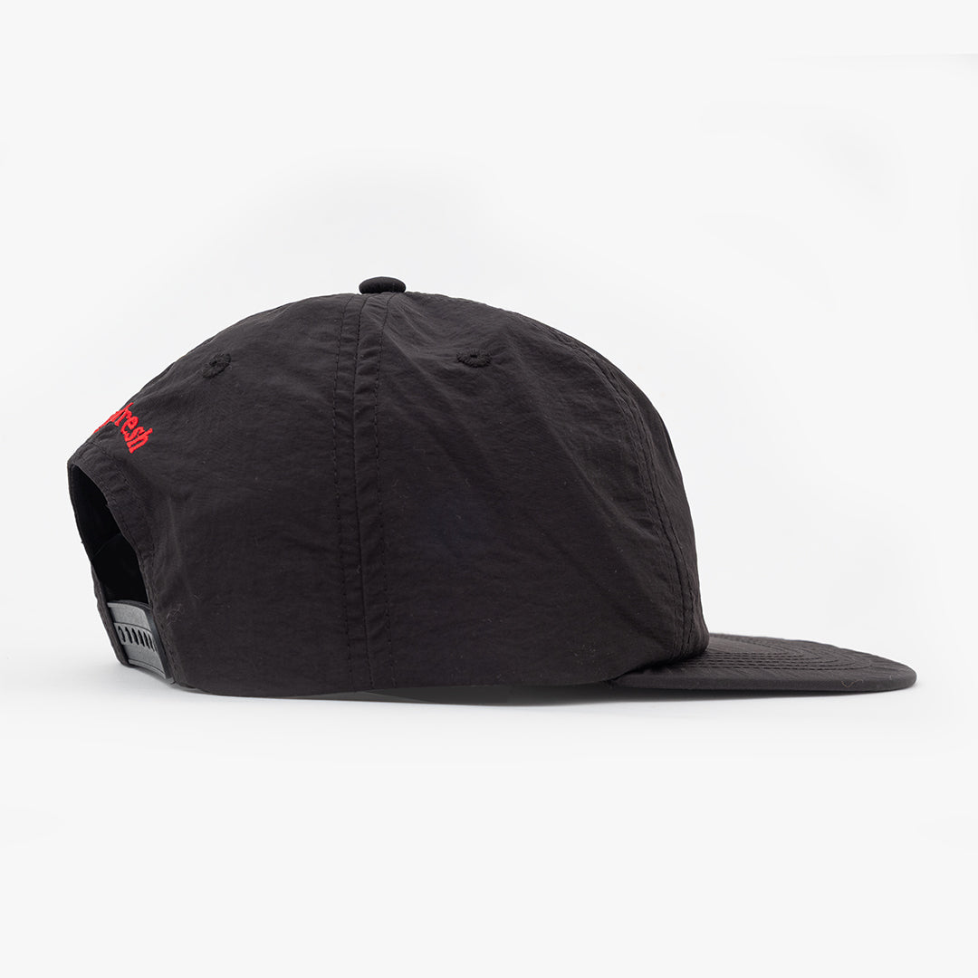 Akron 6 Panel Cap Black