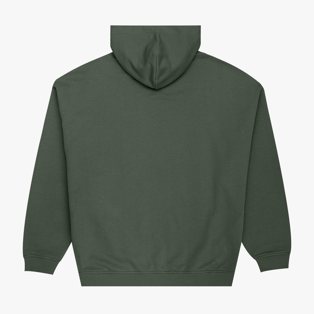 Amos Oversized Hoodie Kelp Green