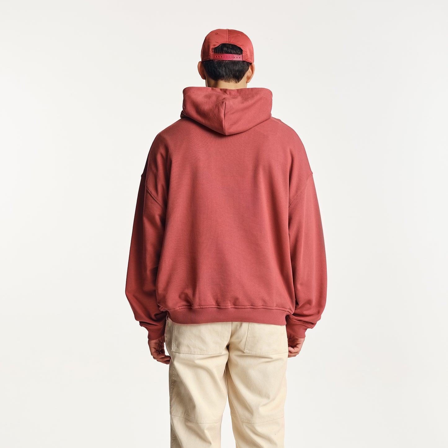 Amos Oversized Hoodie Dusty Coral