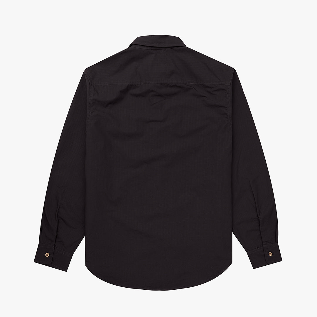 The Mens Ample Shirt Black from Parlez clothing