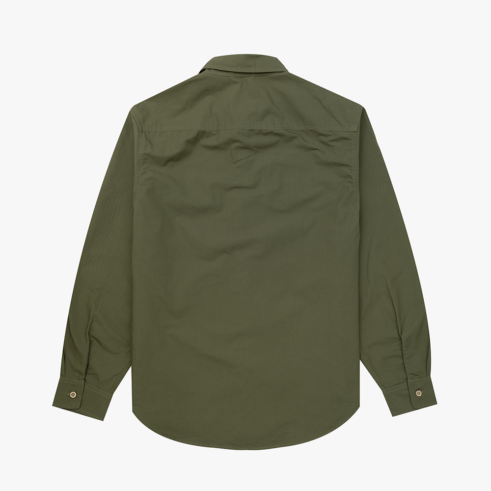 The Mens Ample Shirt Moss from Parlez clothing