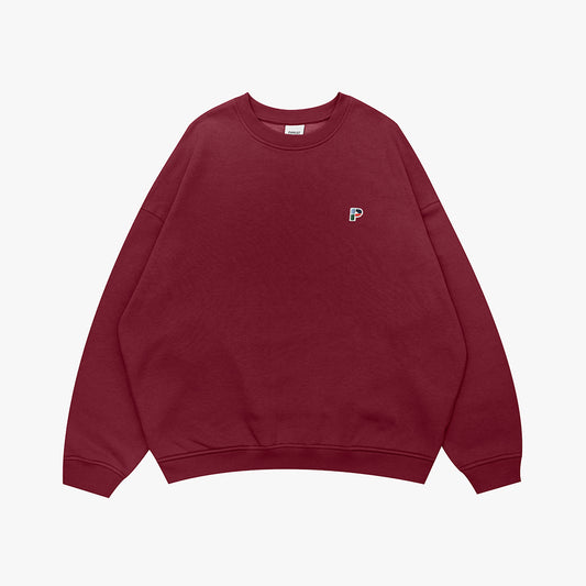 Arcola Oversized Sweat Deep Red
