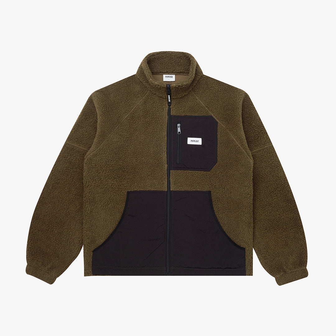 The Mens Ascend Fleece Moss from Parlez clothing