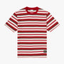 Ashby T-Shirt Wine Stripe