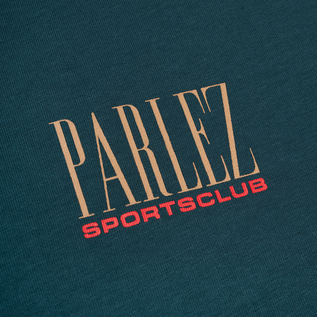 The Mens Auriga T-Shirt Petrol from Parlez clothing