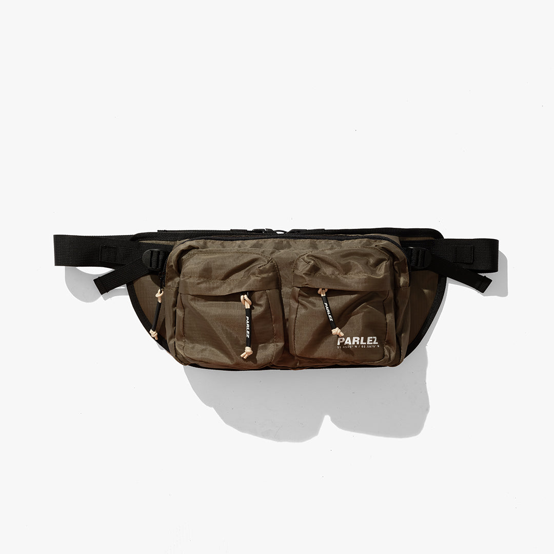 The Mens Trip Hip Bag Moss from Parlez clothing