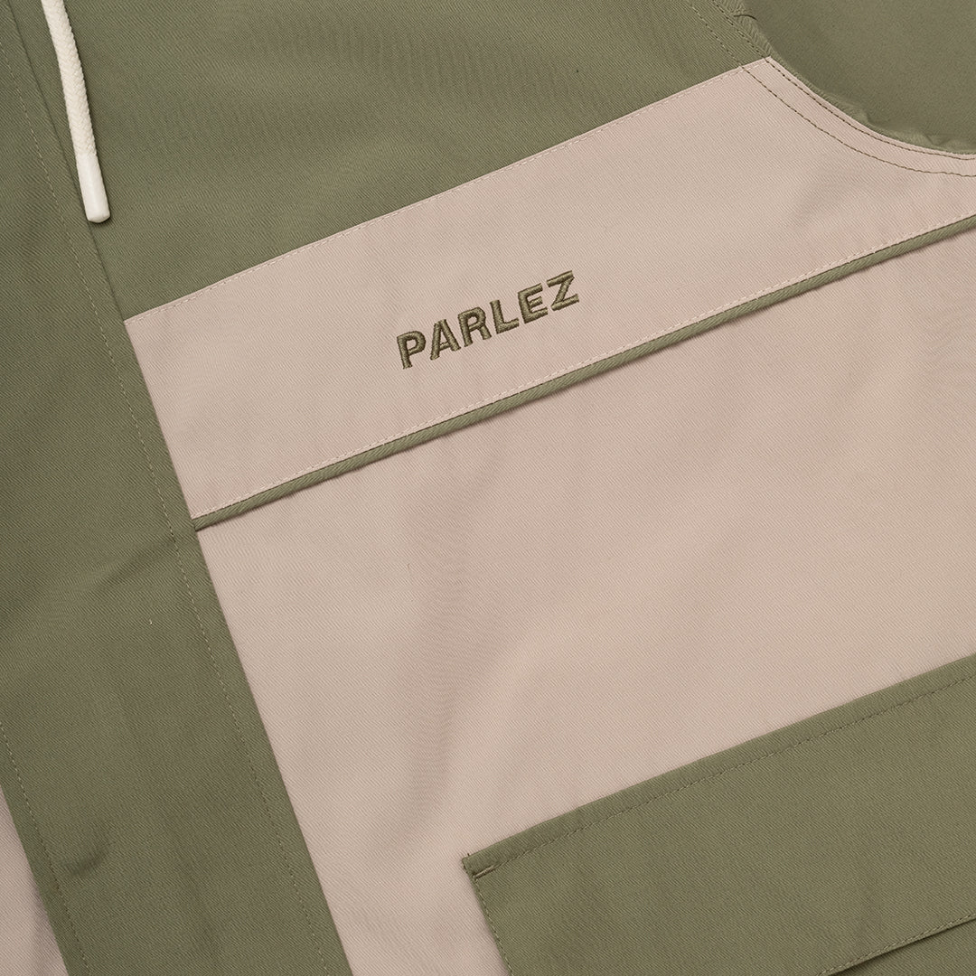 The Mens Banks Jacket Olive Green from Parlez clothing