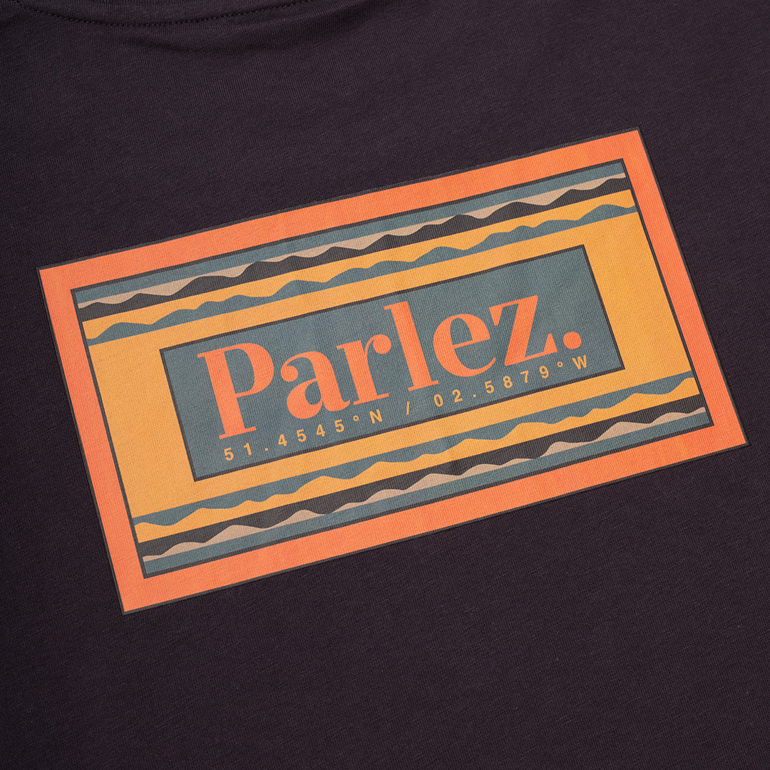 The Mens Banos T-Shirt Navy from Parlez clothing