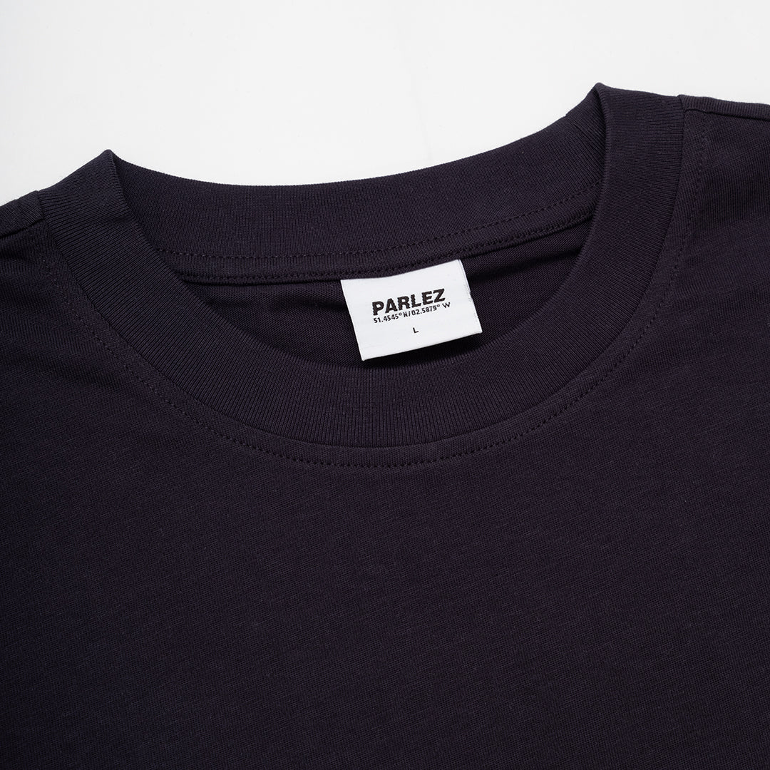 The Mens Banos T-Shirt Navy from Parlez clothing