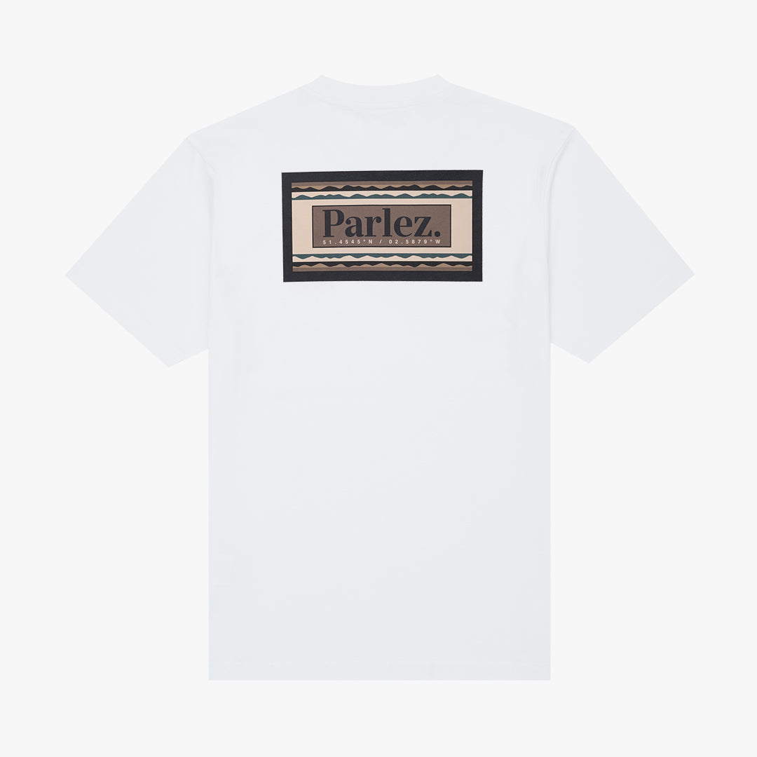 The Mens Banos T-Shirt White from Parlez clothing