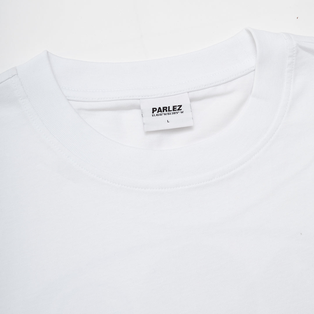 The Mens Banos T-Shirt White from Parlez clothing