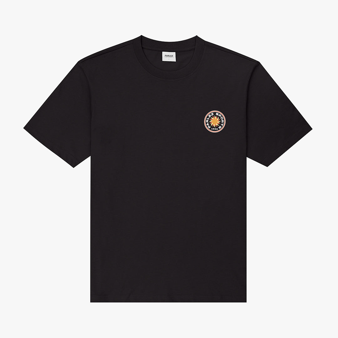 The Mens Bask T-Shirt Black from Parlez clothing