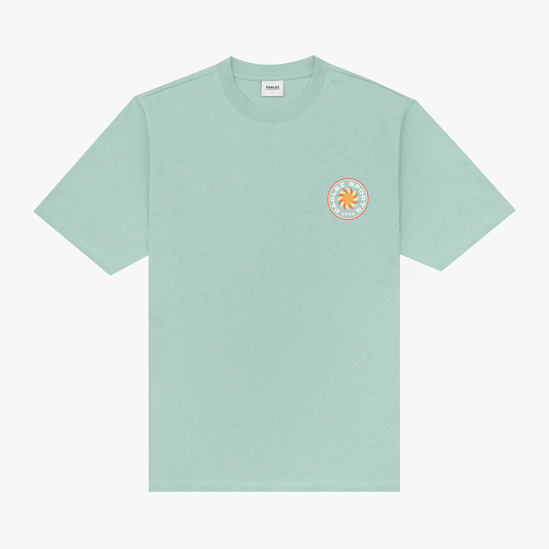The Mens Bask T-Shirt Mineral from Parlez clothing