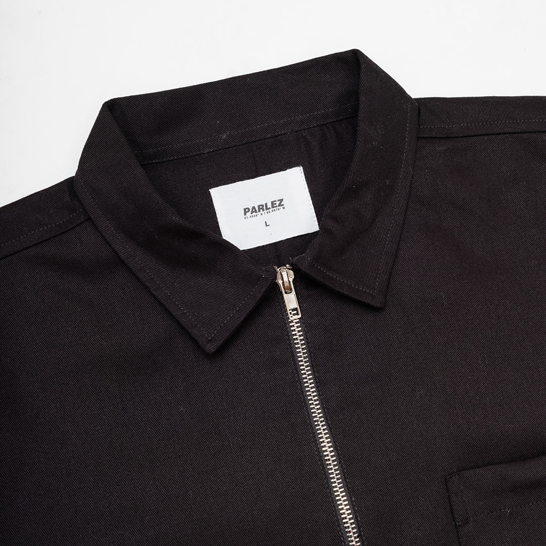 The Mens Baxley SS Shirt Black from Parlez clothing