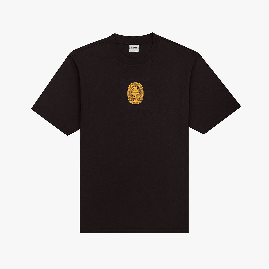 The Mens Beacon T-Shirt Black from Parlez clothing