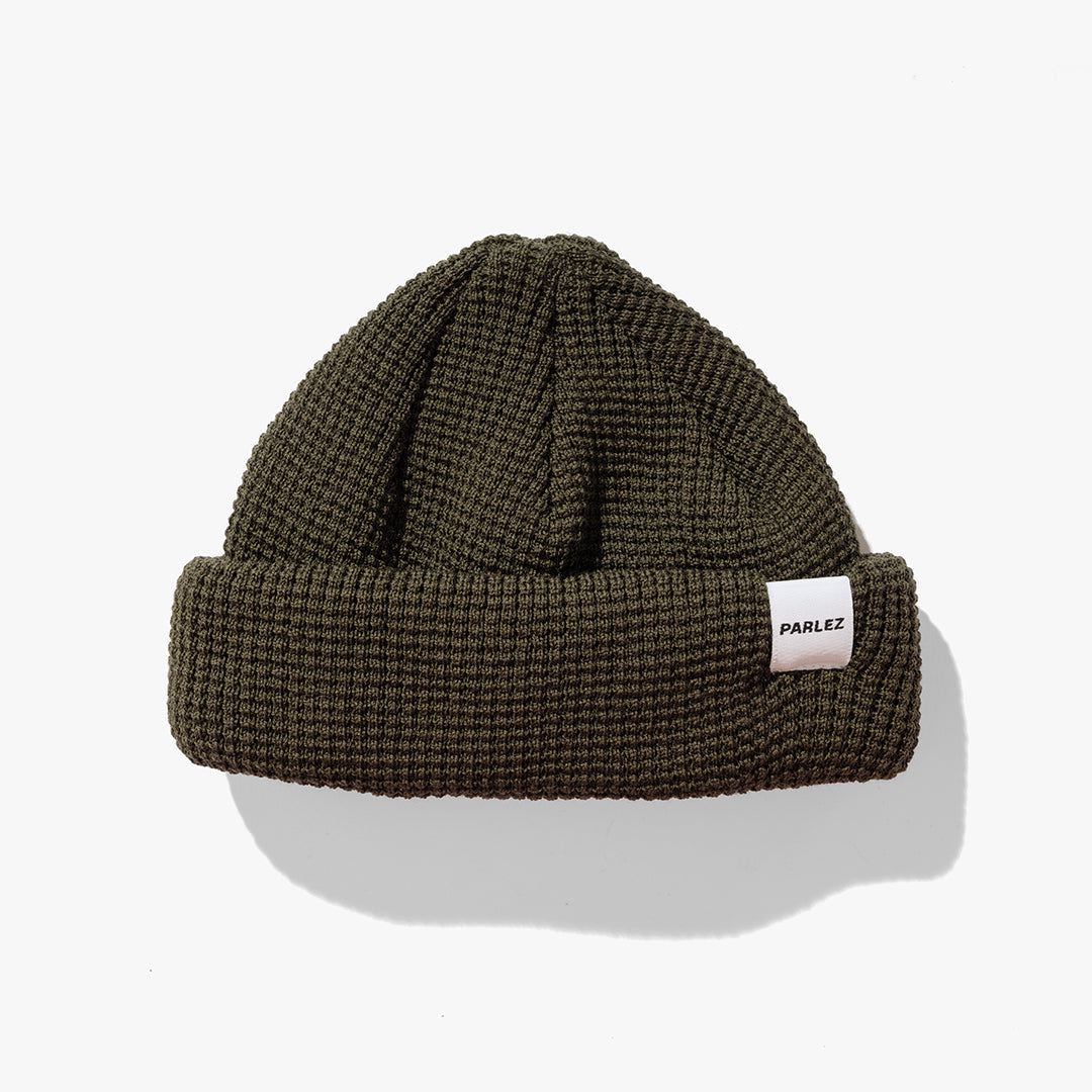 The Mens Metior Beanie Moss from Parlez clothing