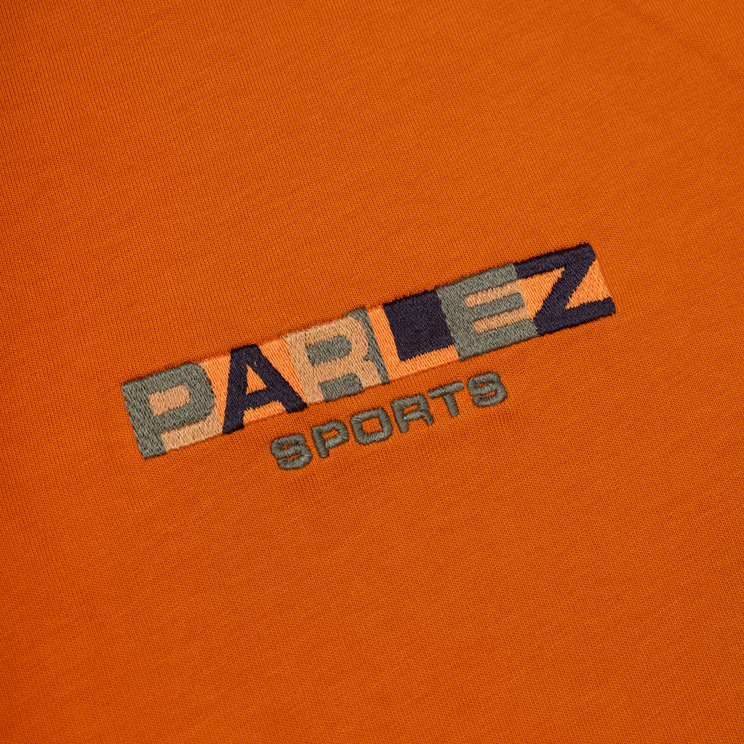 The Mens Bloc T-Shirt Rust from Parlez clothing