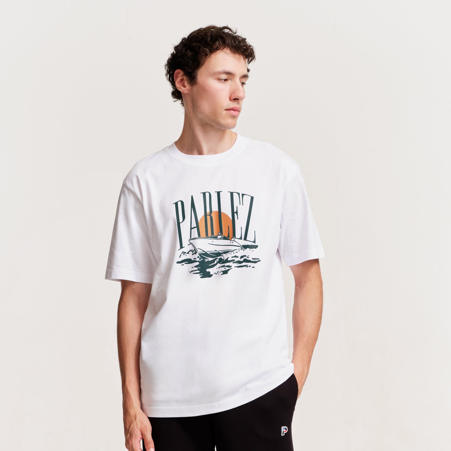 The Mens Vehi T-Shirt White from Parlez clothing