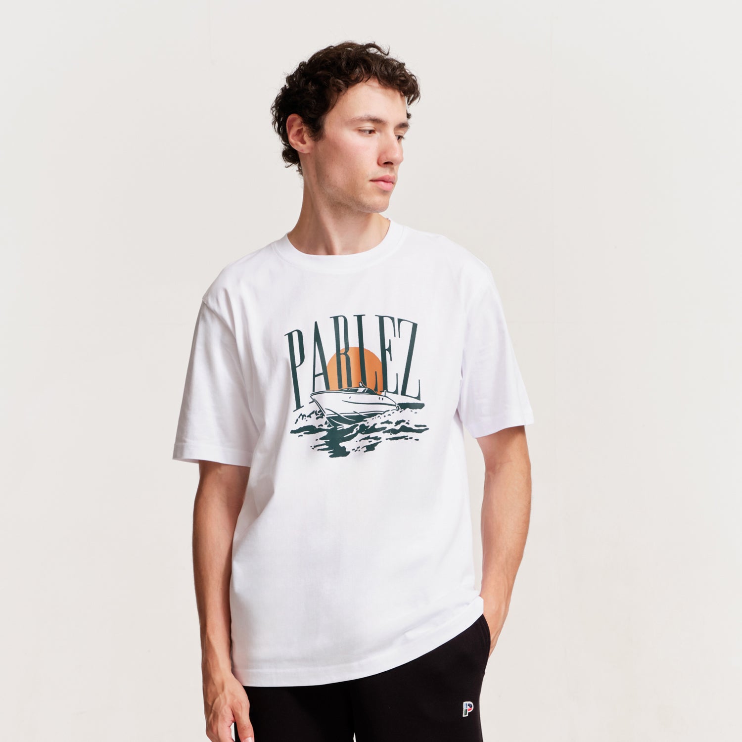 The Mens Vehi T-Shirt White from Parlez clothing