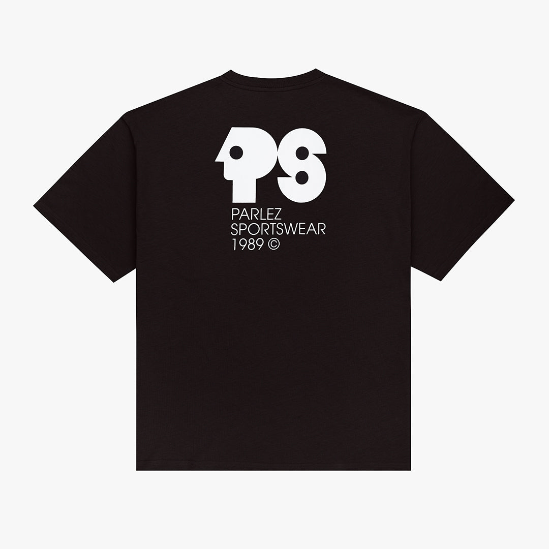 The Mens Broadcast Oversized T-Shirt Black from Parlez clothing