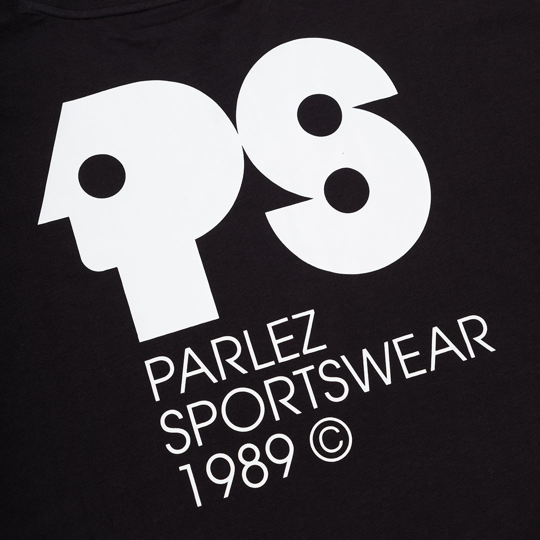 The Mens Broadcast Oversized T-Shirt Black from Parlez clothing