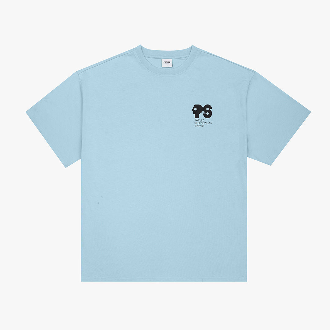 The Mens Broadcast Oversized T-Shirt Dusk from Parlez clothing