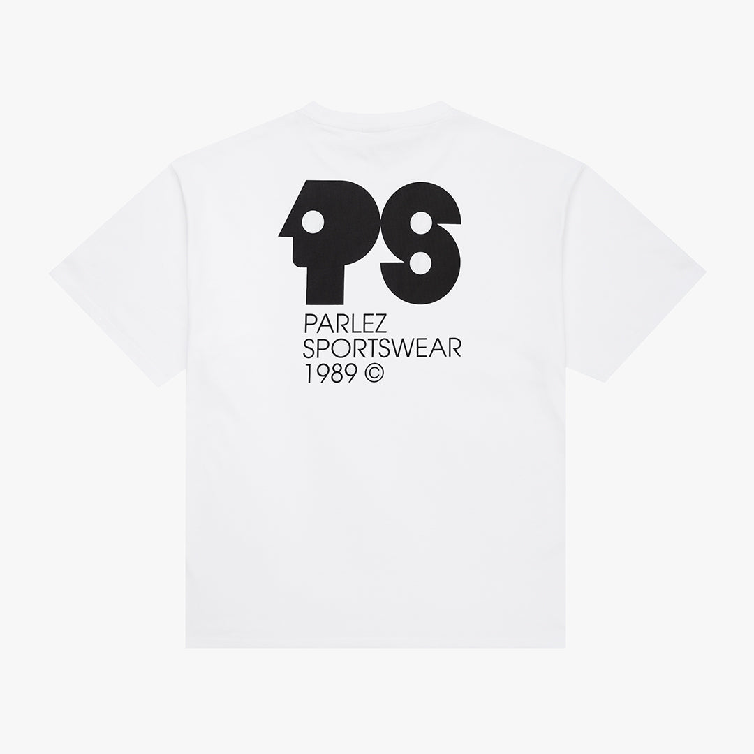 The Mens Broadcast Oversized T-Shirt White from Parlez clothing